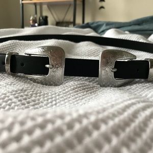 Double sided western style belt